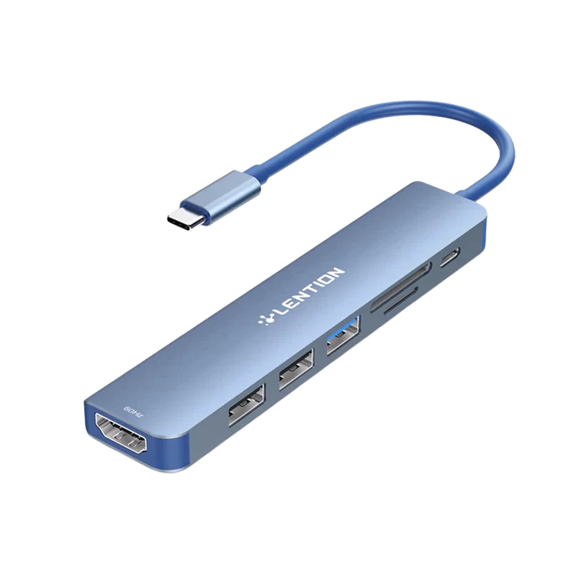 Hub chuyển đổi Lention USB-C 7 trong 1 CE18HCR