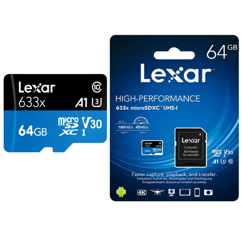 Thẻ nhớ Micro SD card LEXAR 64GB