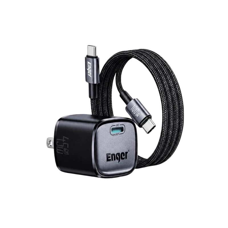 Bộ sạc nhanh ENGER Nano 45W kèm cáp Model EG-CB45