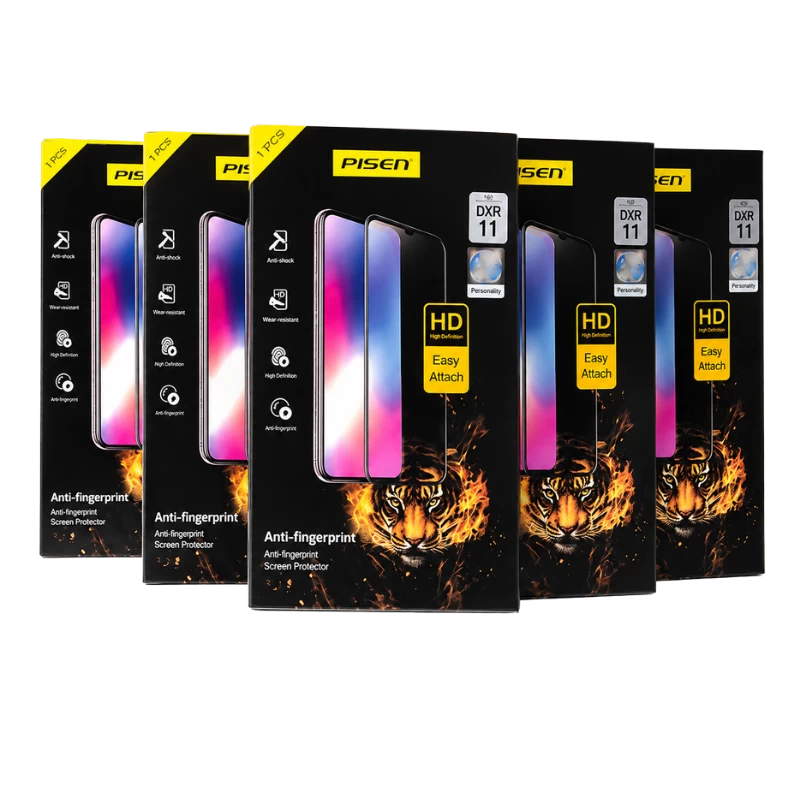 Tấm dán cường lực Pisen Anti-Fingerprint TP-TGF14 Tiger