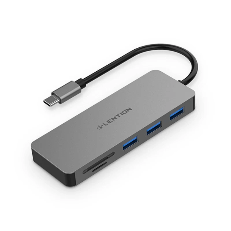 Hub chuyển đổi Lention USB-C 6in1 C16s