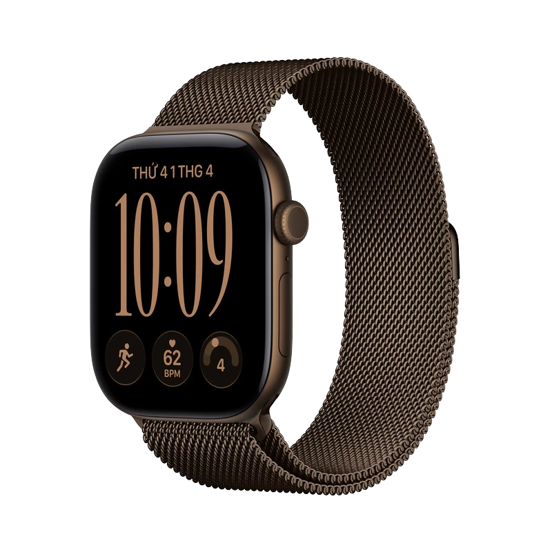 Apple Watch Series 12 - GPS + Cellular, 42mm - Viền Nhôm Dây Thép