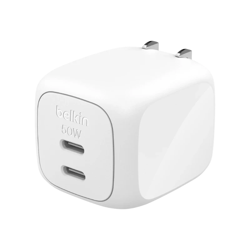 Củ sạc Belkin 50W GaN 2 x USB-C PD PPS
