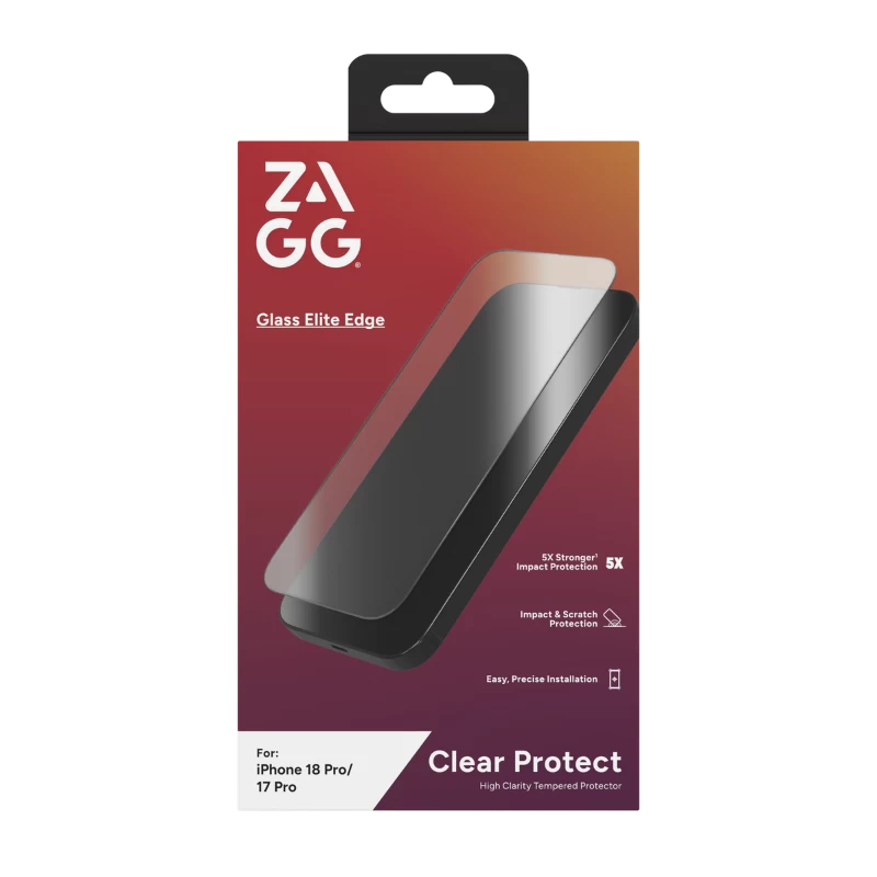 Dán cường lực ZAGG Elite Edge iPhone 18 Pro/17 Pro 