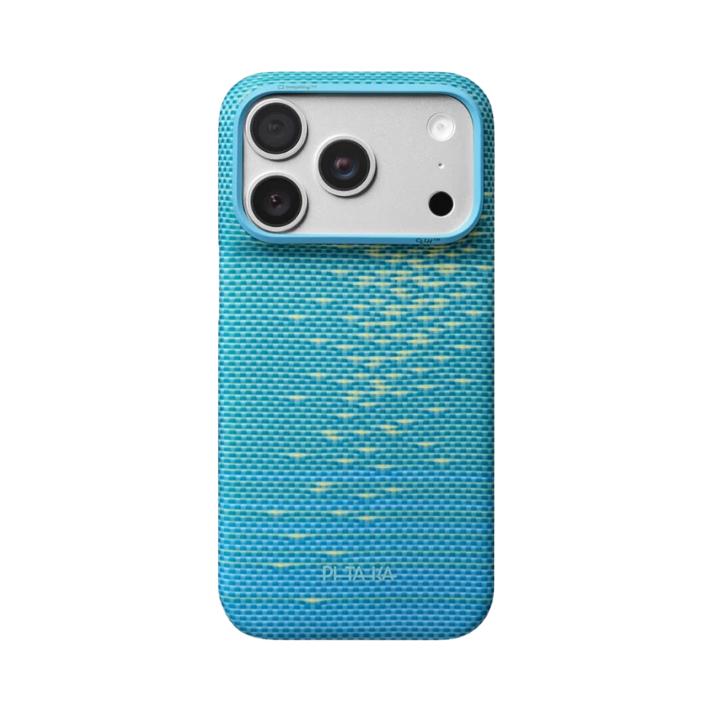 Ốp lưng iPhone 18 Pro - PITAKA Edge Case (with PitaTap) - Glints of Gold