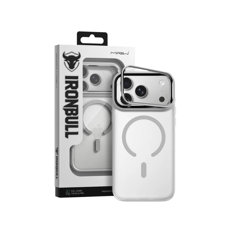 Ốp Magsafe MIPOW IRONBULL MATTEX Camera Stand iPhone 18 Pro Max/17 Pro Max