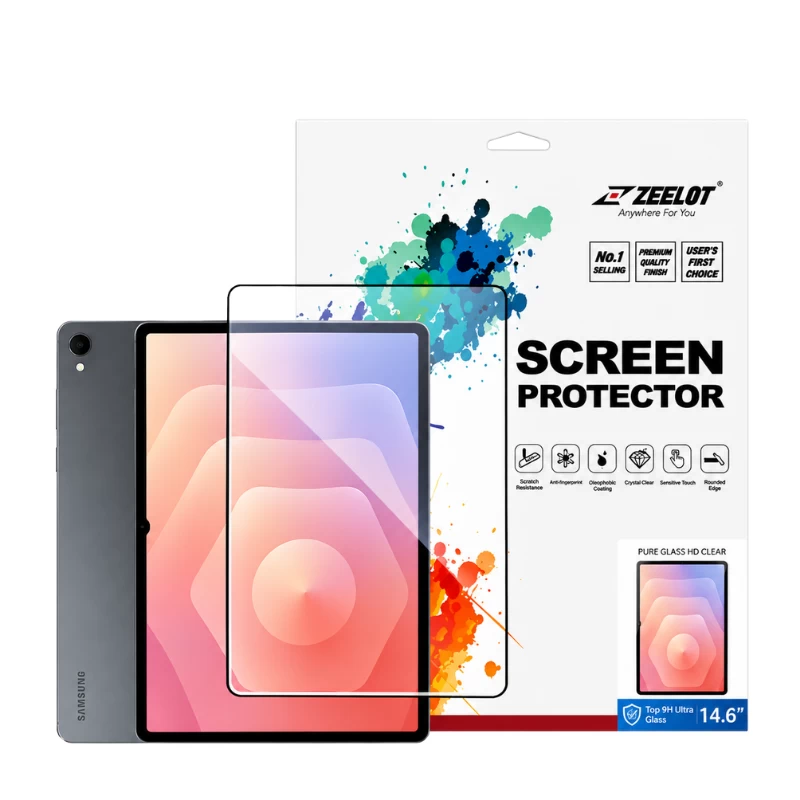 Miếng dán cường lực màn hình ZEELOT 2.5D PureGlass - Samsung Galaxy Tab S12