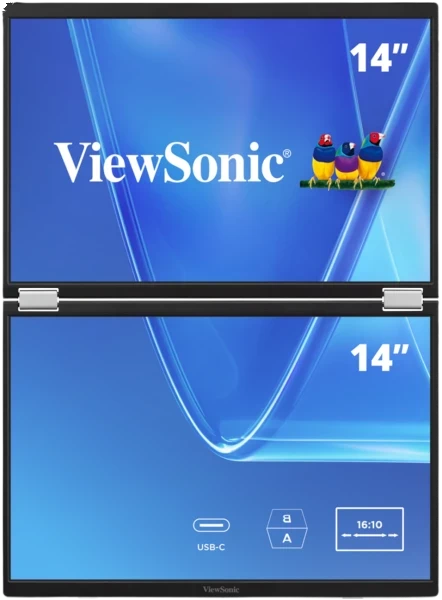 Màn hình kép di động ViewSonic 14 inch VG1457