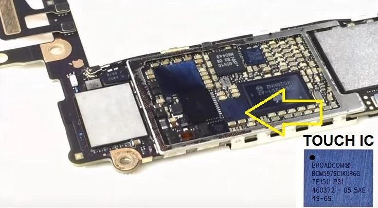 Sửa lỗi cảm ứng trên main iPhone 6