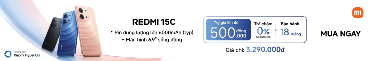Điện thoại Xiaomi Redmi 15C