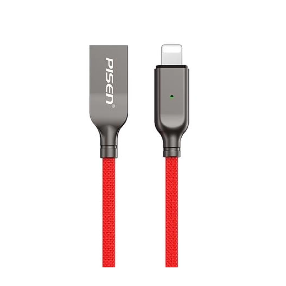 Cáp Pisen Lightning Thông Minh 1200Mm - Tự Ngắt - Chính Hãng