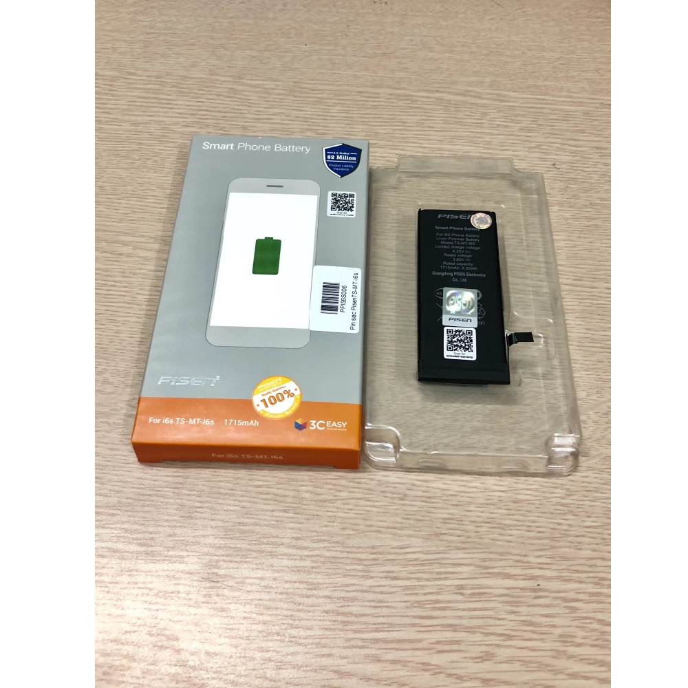 Pin Iphone 6S Chính Hãng Pisen (Dung Lượng Chuẩn 1715Mah)