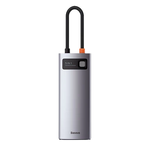 Hub Chuyển Đổi Baseus Metal Gleam Type - C 5 Trong 1 - Chính Hãng