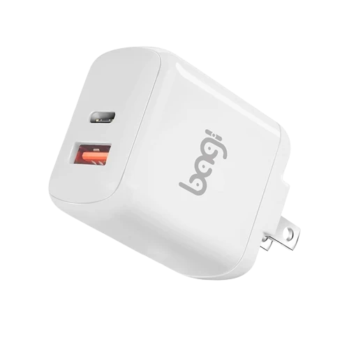 Củ sạc nhanh Bagi 30W 2 cổng USB Type-C PD30W