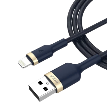 Cáp Golf Usb - A To Lightning 2.4A Gc - 71I Dây Dù 1M - Chính Hãng
