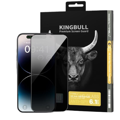 Cường Lực Mipow Kingbull Hd Chống Nhìn Trộm Anti Spy Protector Ip15 Pro