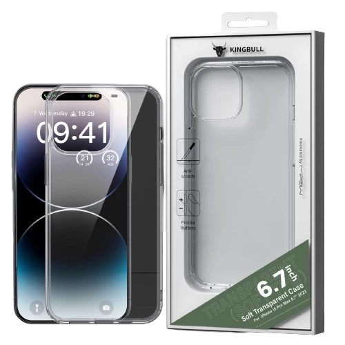 Ốp Lưng Trong Suốt Silicon Tpu Soft Transparent - Iphone 15 Pro Max
