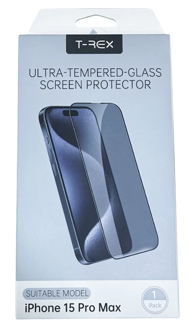 Miếng Dán Kính Full Màn Hình Iphone15 Pro Max (T - Rex)