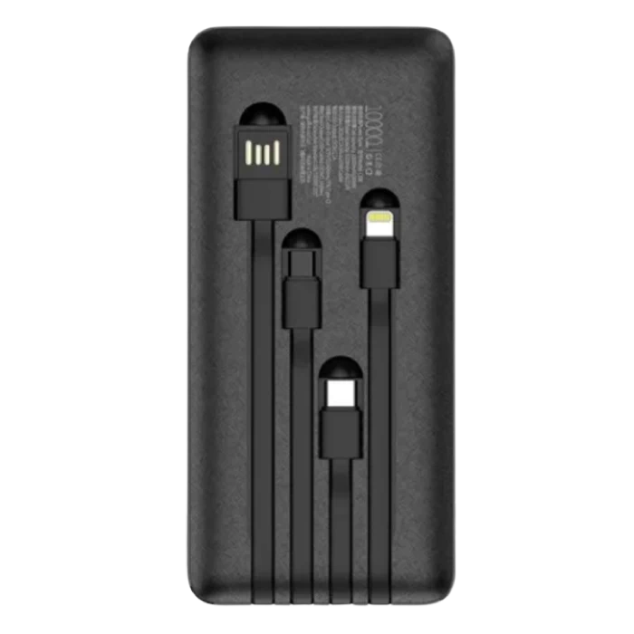 Sạc Dự Phòng Golf 10.000Mah Tích Hợp Dây L106 - Chính Hãng