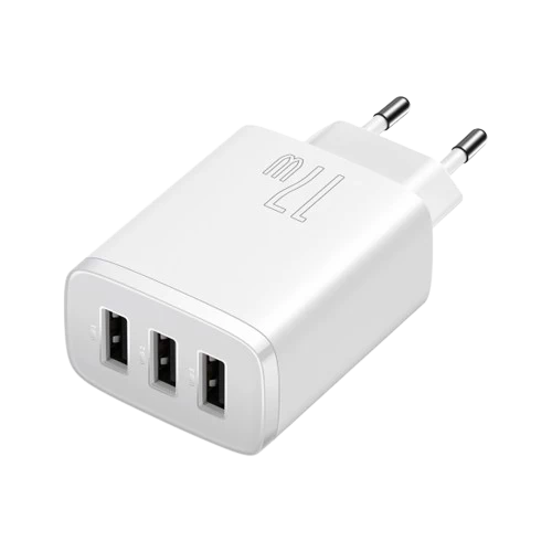 Củ Sạc Baseus Compact Charger 3U 17W Cn - Chính Hãng