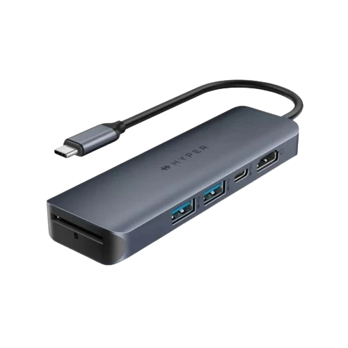 Cổng Chuyển Hyperdrive Next 6 - In - 1 Port Usb - C Cho Laptop/Macbook (Hd4002Gl)
