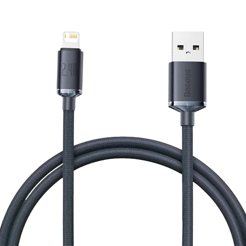 Cáp Baseus Crystal Shine USB-A to Lightning 1.2M