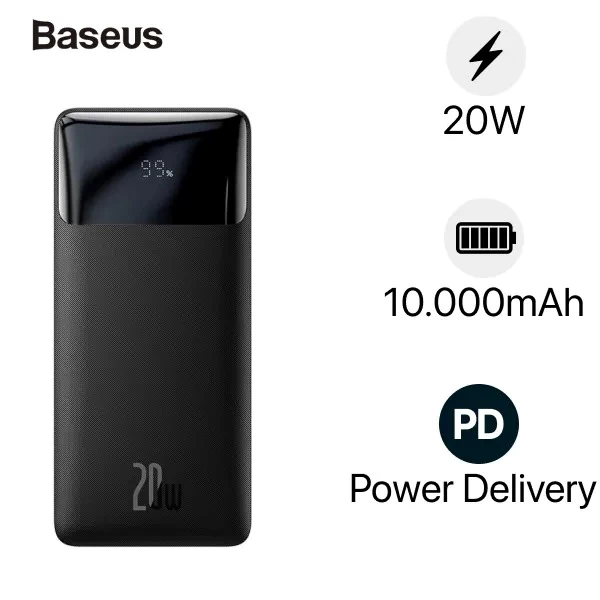 Pin sạc dự phòng Baseus Bipow màn hình LCD 10000mAh 20W