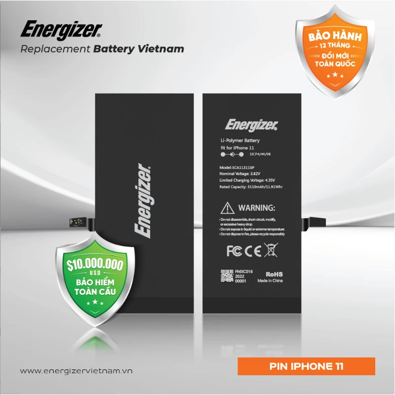 Pin Energizer Iphone 11 - Eca113110P Chính Hãng