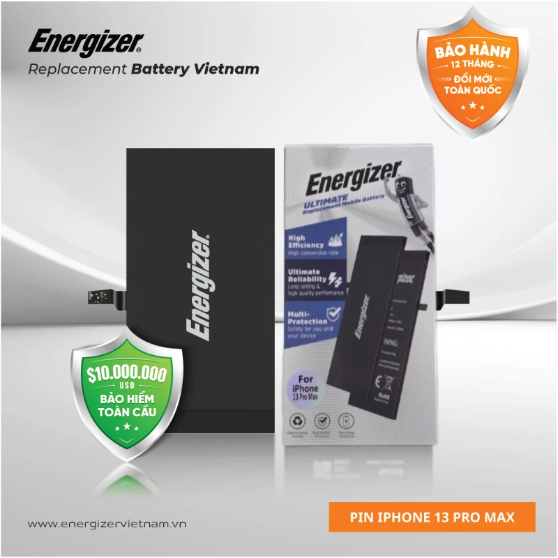 Pin Energizer Iphone 13 Pro Max - Eca13Pm4352P Chính Hãng