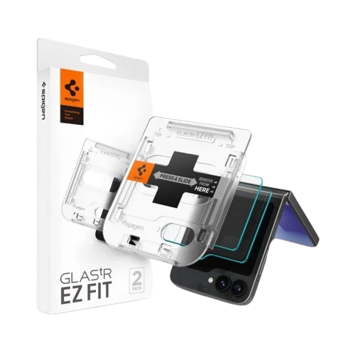 Kính Cường Lực Spigen Samsung Galaxy Flip 6 (2024) Glas.tr Ez Fit Transpare