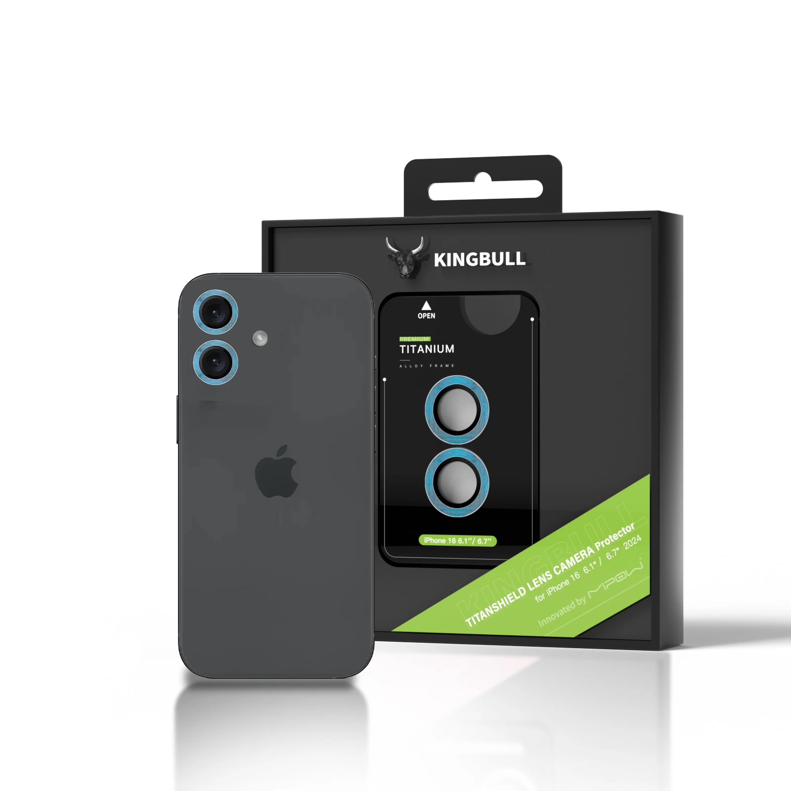 Kính Cường Lực Mipow Kingbull Lens Camera Protector For Iphone 6.1/6.7 Inch