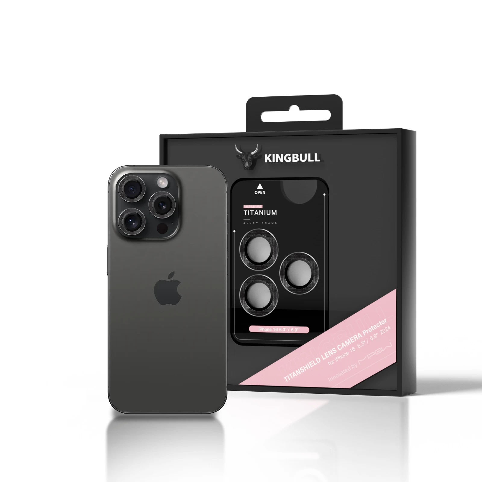 Kính Cường Lực Mipow Kingbull Lens Camera Protector For Iphone 6.3/6.9 Inch