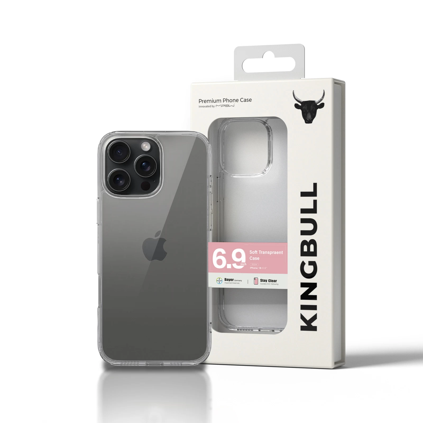 Ốp Lưng Mipow Soft Transparent Case For Iphone 16 Pro Max 6.9 Inch