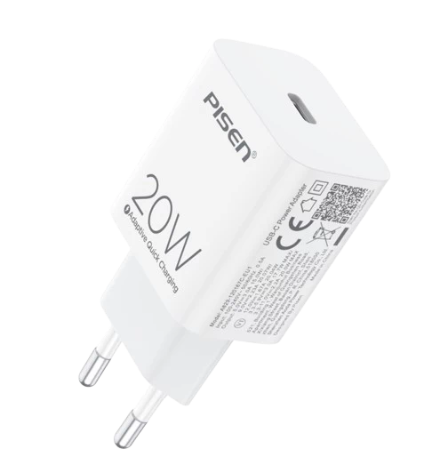 Củ Sạc Nhanh Pisen Quick - Mr White Usb - C 20W Eu