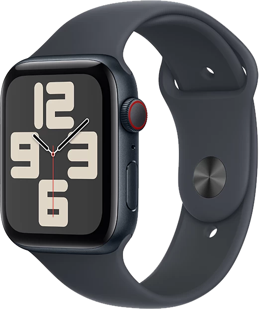 Apple Watch Se 2024 - Gps, 44Mm - Vỏ Nhôm Dây Cao Su 