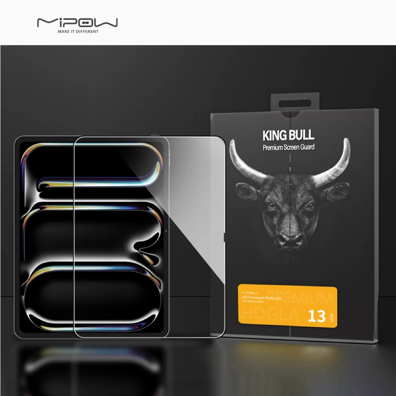 Dán cường lực Mipow Kingbull HD Premium Protector for ipad Pro 13inch 2024