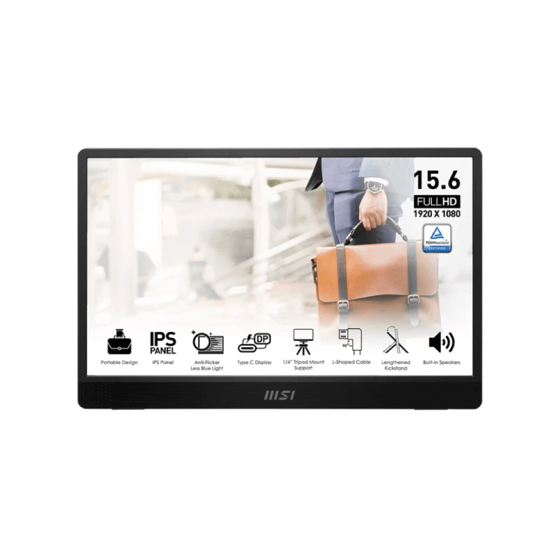 Màn hình di động MSI PRO MP161 E2 (15.6"/FHD/IPS/60Hz/Có loa)