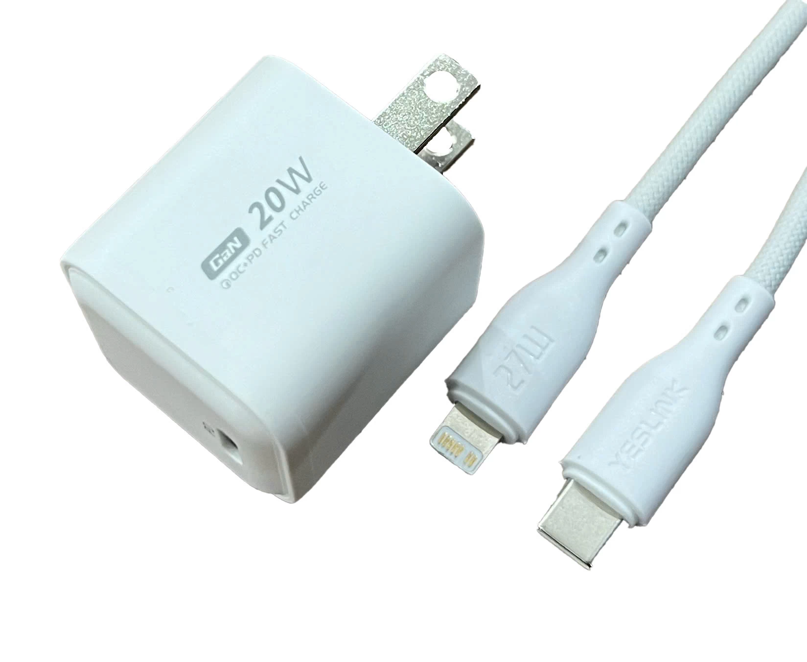 Bộ Sạc Nhanh 20W Yeslink C - Lightning T202