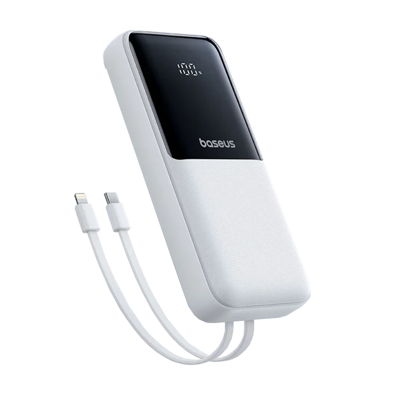 Pin Dự Phòng Baseus Lipow Digital Display Kèm Cáp Type - C + Lightning 20000M