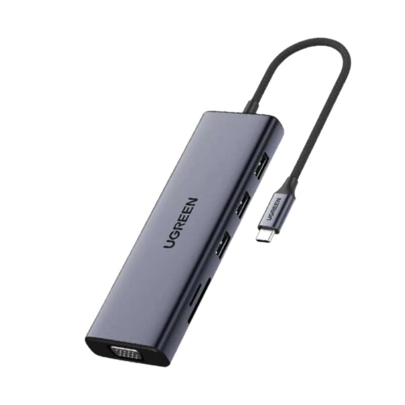 Cổng Chuyển Đổi Ugreen Usb C Hub 9 In 1 15600 Cm498