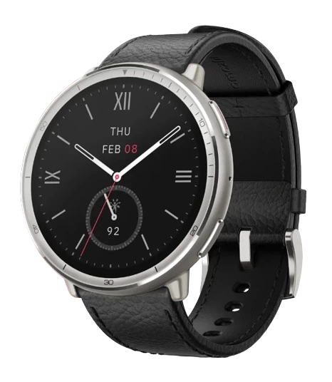 Đồng Hồ Thông Minh Amazfit Active 2 Premium Sapphire (Dây Da)