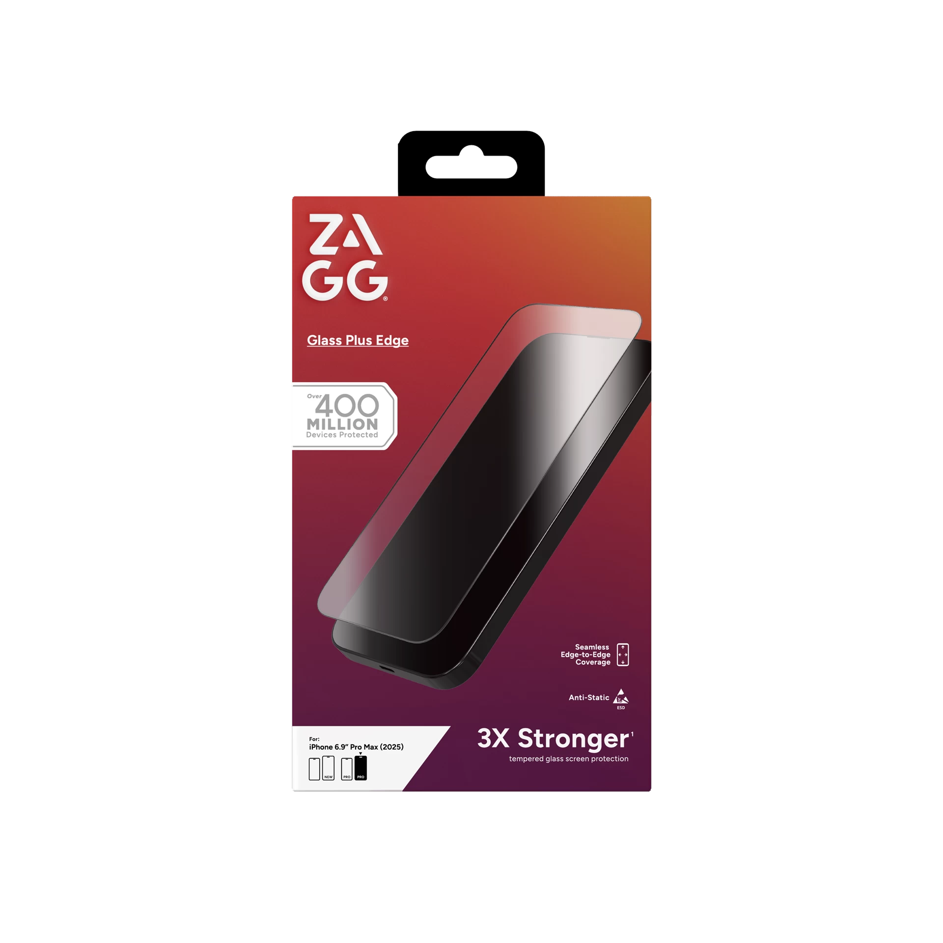 Dán cường lực ZAGG Plus Edge WT iPhone 17 Pro Max - 100120395