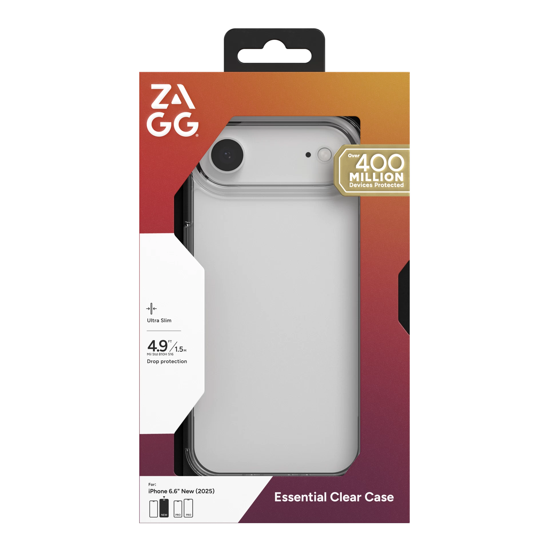 Ốp lưng ZAGG ESNTL - Clear iPhone 17 Air - 702320201