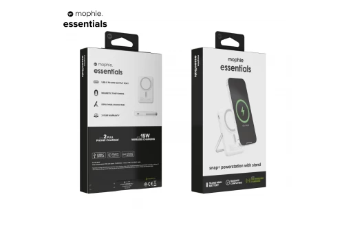 Sạc dự phòng mophie Essentials Snap+ powerstation with Stand 10,000mAh