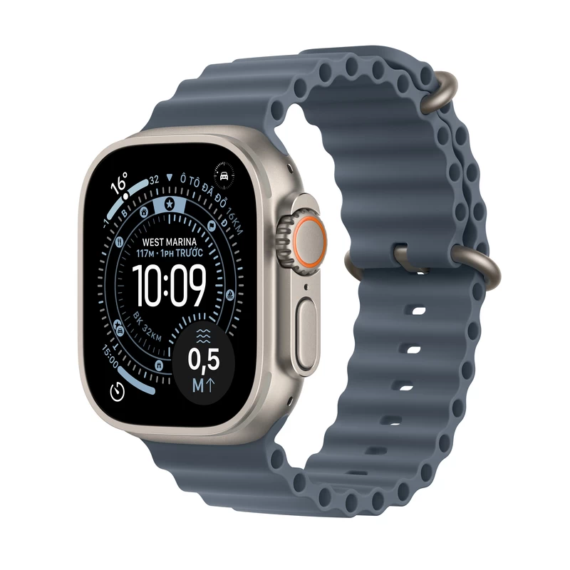 Apple Watch Ultra 3 - GPS + Cellular, 49mm - Viền Titan Dây Ocean