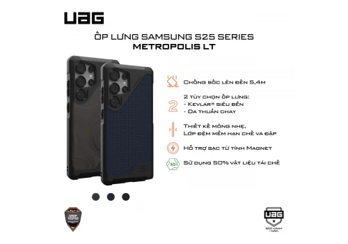 Ốp lưngỐp lưng UAG Metropolis LT cho Samsung Galaxy S25 Ultra