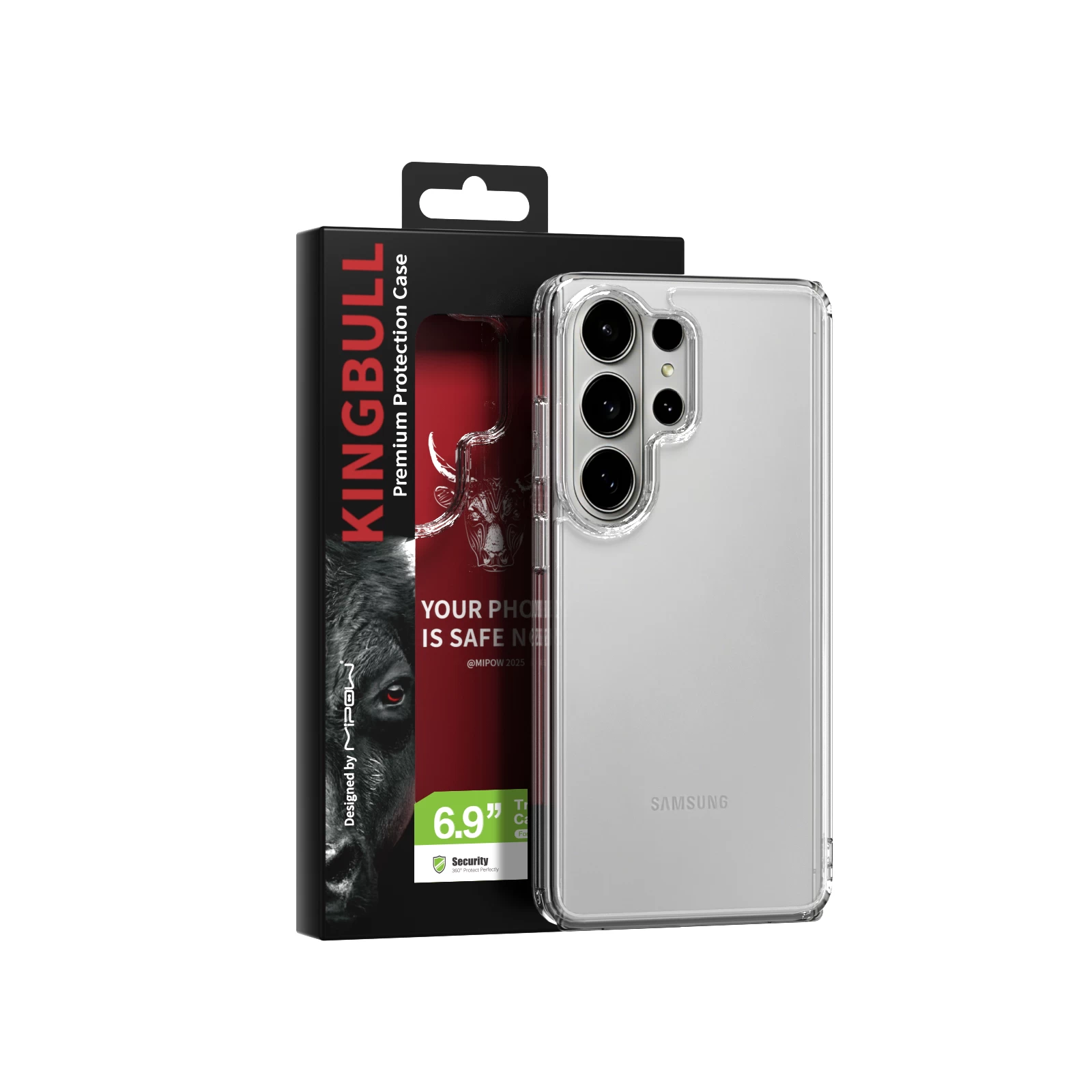 Ốp lưng Mipow Samsung Galaxy S26 Ultra Tempered Transparent PS26