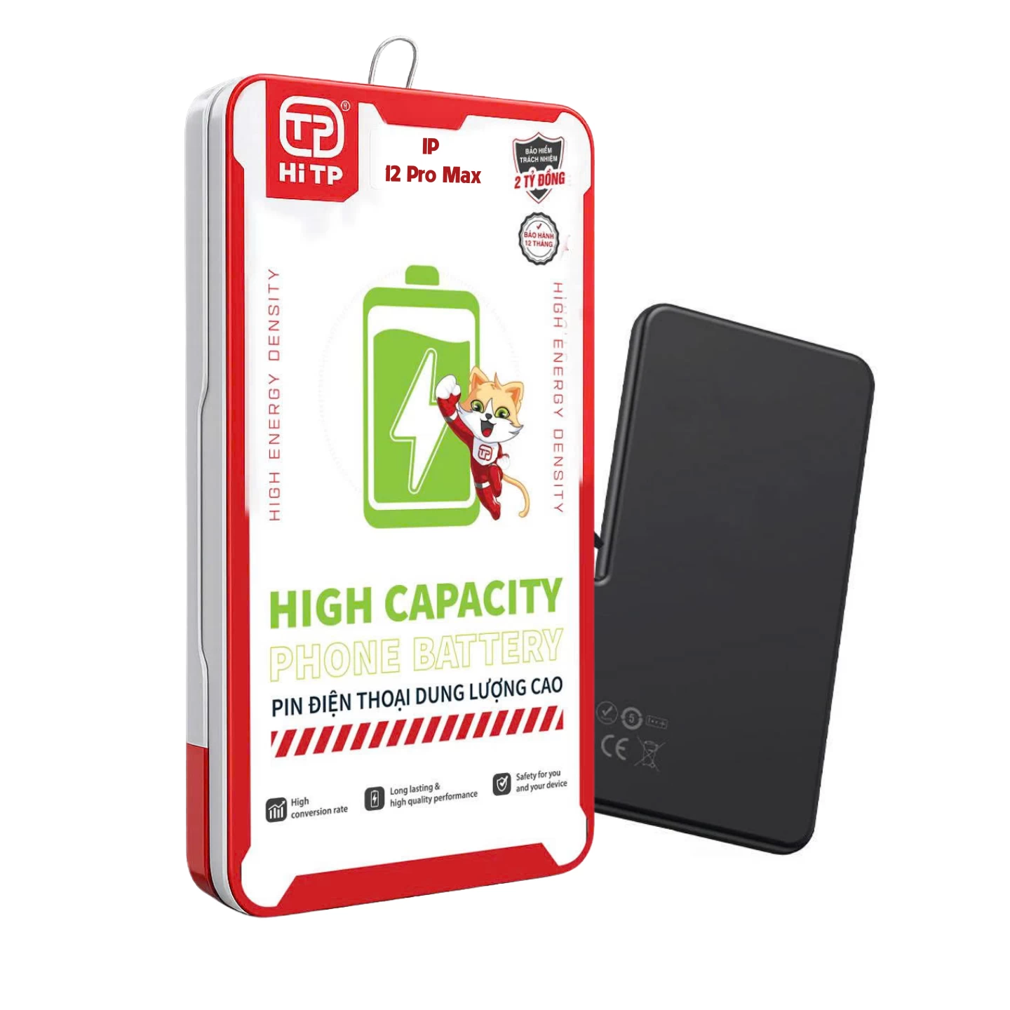 Pin TP dành cho iPhone 12 Pro Max dung Lượng Cao 4530 mAH