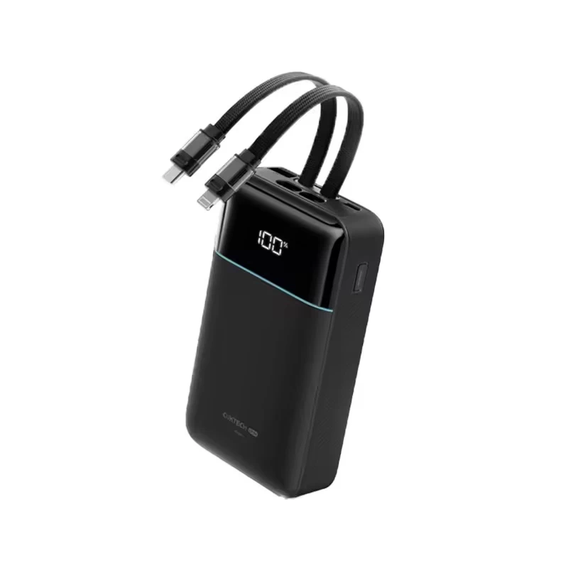 Sạc dự phòng Cuktech CP24 20000mAh (Built-in Type-C và Lightning) LPB200NL