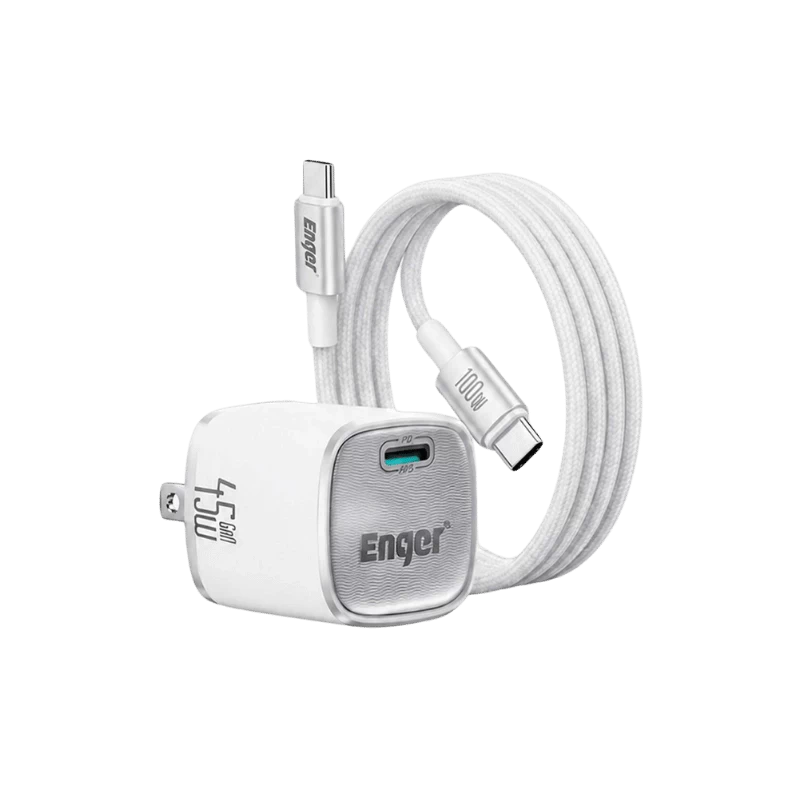 Bộ sạc nhanh ENGER Nano 45W kèm cáp Model EG-CB45